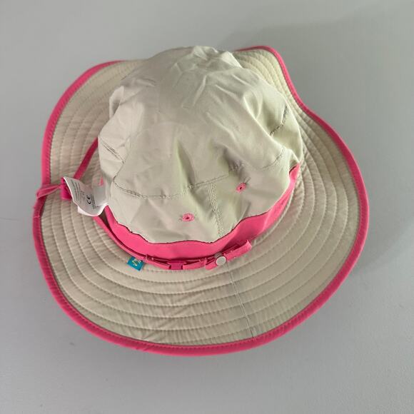 Sunday Afternoons Kids Reversible Sun Hat M UPF 50+ Pink Floral Khaki 3–6 Yr - Picture 3 of 7